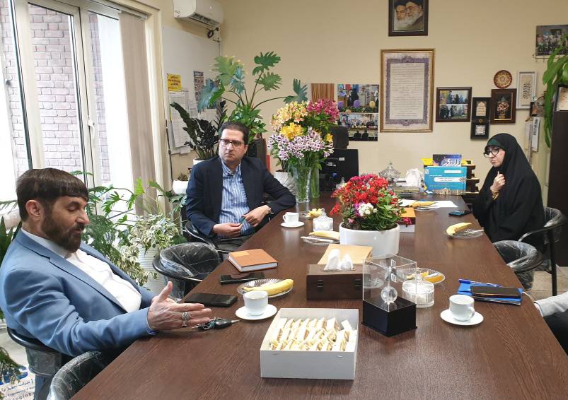 بازدید دکترعلی آقامحمدی عضو مجمع تشخیص مصلحت نظام از قرارگاه بسط عدالت آموزشی دبیرستان البرز